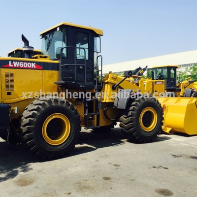 China Famous Brand LW600K 6 Ton LNG Wheel Loader with Shovel